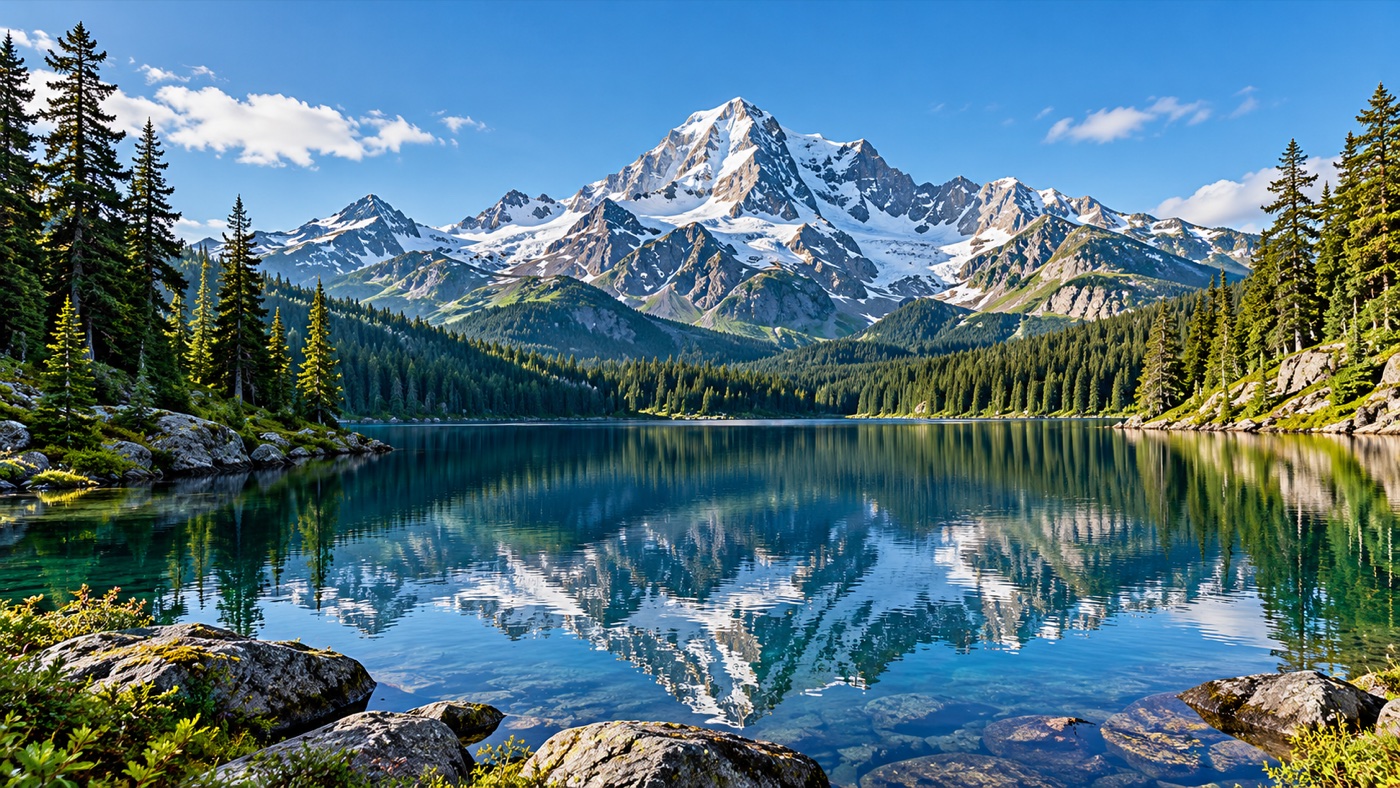 Expanded alpine lake sample